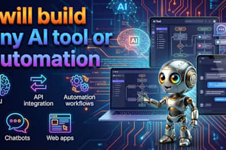 build custom ai tools, automation systems, and smart ai integrations