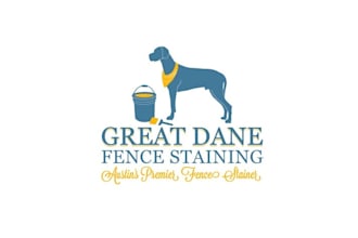 design vibrant fence staining company logo