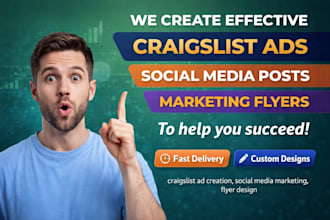 design attractive craigslist ads, get more cliick and sales