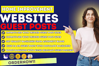 do home improvement guest post backlinks