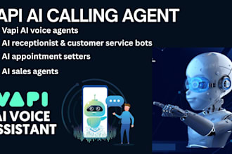 build vapi ai calling agents, ai voice agents and automation workflows