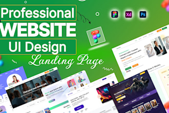 design figma website, figma landing page, figma website UI UX, figma UI web