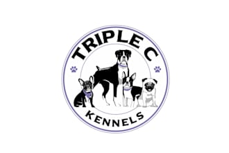 do animal pet shop brand company logo design