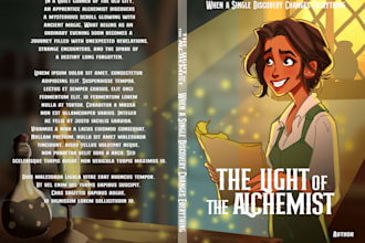design a custom fantasy book cover or fantasy novel cover