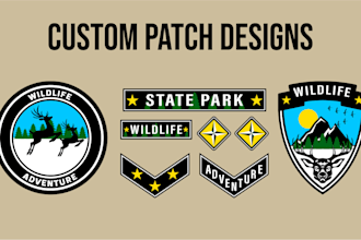 design and deliver pvc custom rubber and embroidery patches