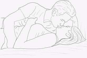 create minimalist line art drawings from your photos