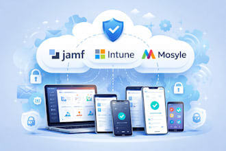setup microsoft intune, jamf pro, and mosyle mdm