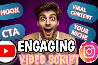 write viral youtube, reels ,video scripts , content ideas for faceless channel