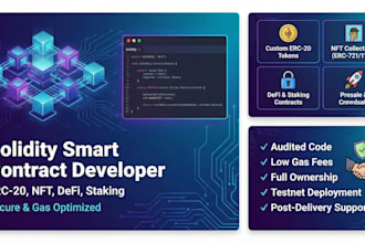 build customised solidity smart contracts