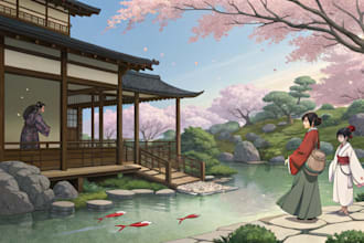 do japanese 2d anime illustration animation