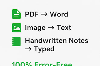 do fast all type typing, file conversion and photo editing