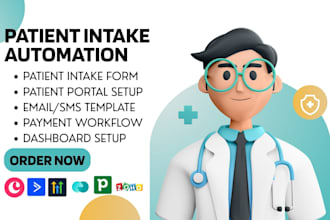build patient intake automation with copper CRM activecampaign ghl monday zoho
