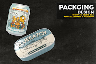create custom packaging and label design for your brand identity