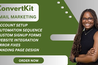 be your convertkit expert and strategist for full setup automation newsletter