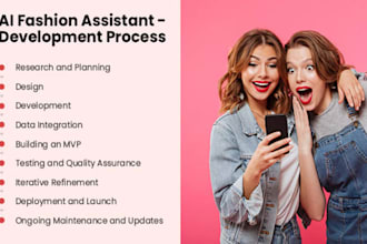 develop ai fashion website, ai clothing model, ai wear website, saas website