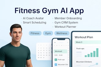 do fitness gym ai apps, ai coach avatar member onboarding scheduling gym crm app