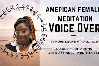 record soothing affirmation meditation or sleep audio