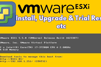 install configure and upgrade vmware esxi and vcenter server