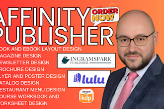 design stunning ebooks, books, brochures, and more using affinity publisher