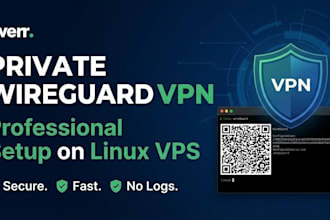 install a secure wireguard VPN server on your linux vps