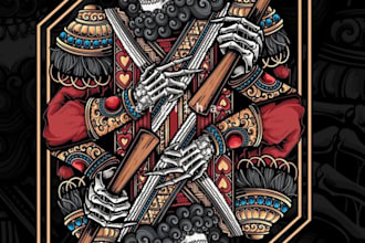 do playing card design for you
