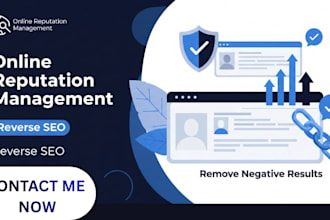 do online reputation management, reverse SEO, remove negative listing