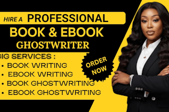 craft your book or ebook as a professional ghoswriter
