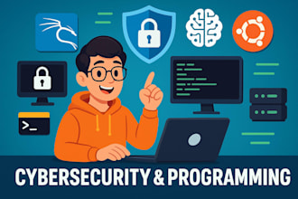 do cybersecurity tasks, kali linux projects, ubuntu server setup and flask labs