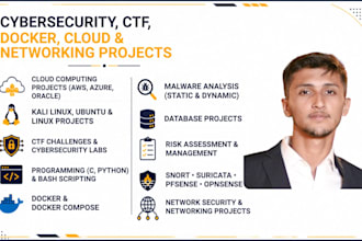 do cybersecurity, ctf, docker, cloud and networking projects