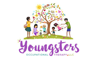 do kids, baby, bounce house, children, day care and kids candy logo design