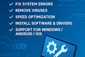 provide professional technical support, fix PC issues and install software