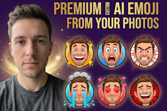 premium custom ai emojis from your photos