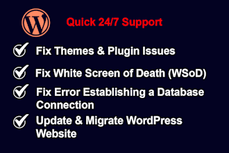 repair any wordpress site, fix plugin and theme conflits