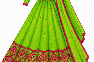 design trendy fashion lehenga sketch
