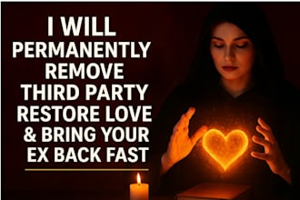 cast permanently third party removal restore love, get ex back curse, blockages