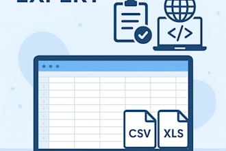 be your reliable data entry, data scraping and data collection expert