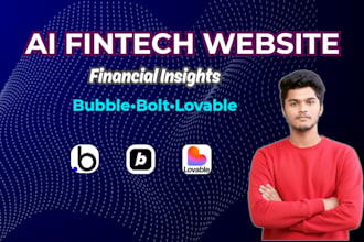 develop ai powered fintech website with payment and CRM integration