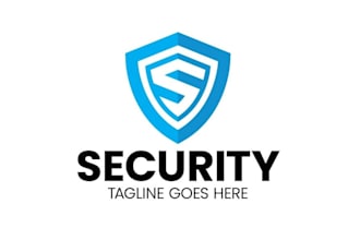 do clean security brand shield guard agency logo design