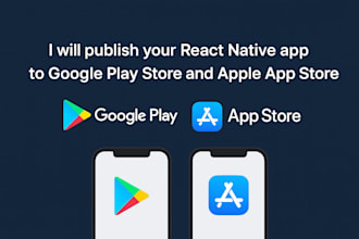 submit and publish your react native app
