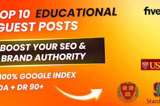 do edu guest posts on top educational institution