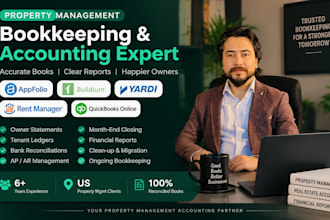 handle real estate bookkeeping in buildium and appfolio