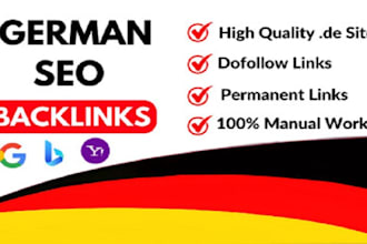 35 permanent german dofollow backlinks from germany sites