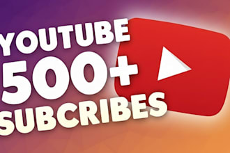 promote youtube channel to gain 500 organic subscribers