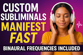 create a powerful personalized subliminal audio with affirmations bi beats