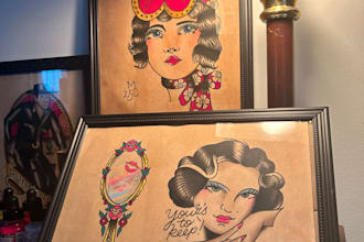 paint traditional flash sheet or turn your photo into traditional flash