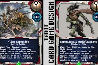 card game illustration tarot card design dark art board game playing card tcg
