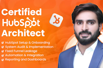 setup and optimize hubspot CRM with workflows, automation and reporting