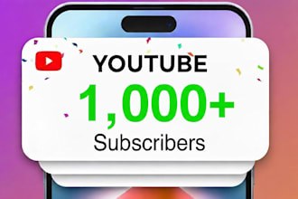 promote youtube channel to gain 1000 organic subscribers
