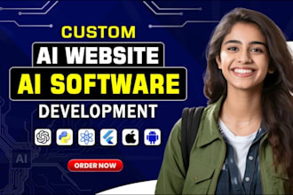 develop ai website, ai chatbot, ai web application, ai software developer