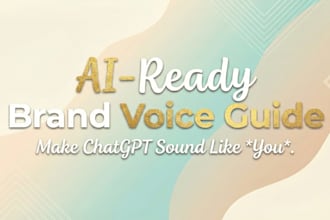 craft your ai ready brand voice guide
